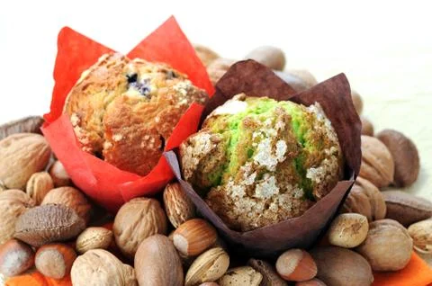Two muffins Foto stock