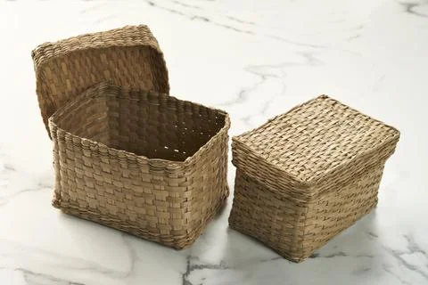 Two nature boxes Stock Photos