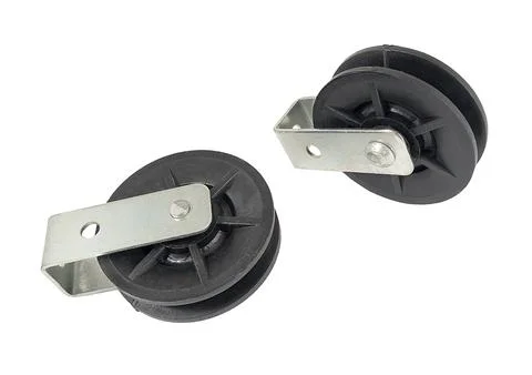 The two new Pulleys Stock Photos