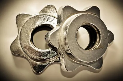 Two nuts Stock Photos