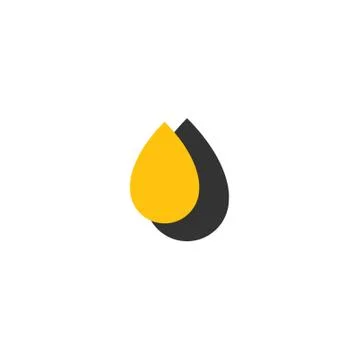 Two oils dots Stock Illustration