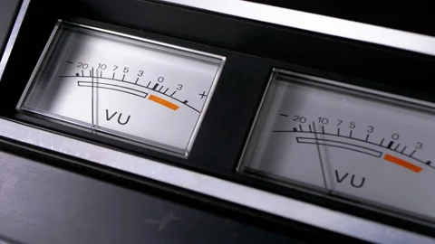 Two Old Analog Dial vu Signal Indicators... | Stock Video | Pond5