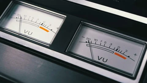 Two Old Analog Dial vu Signal Indicators... | Stock Video | Pond5