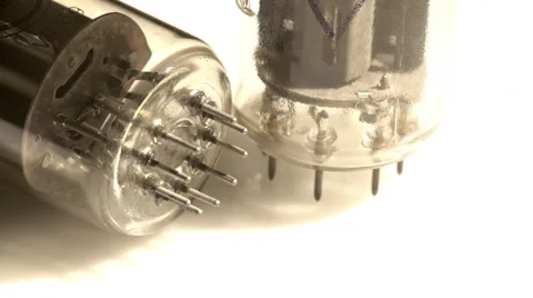 Two old digital lamps turning Stock Footage 60057049