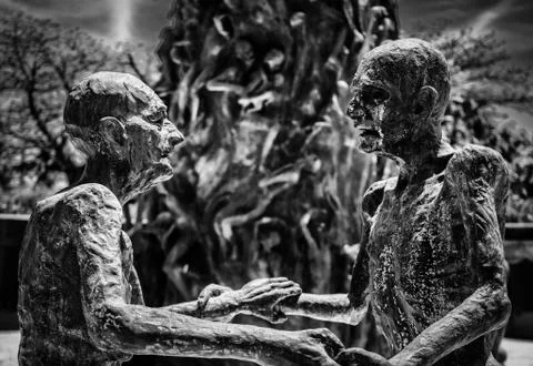 TWO OLD MEN Stock Photos