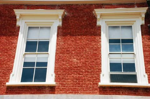 Two old windows Foto stock