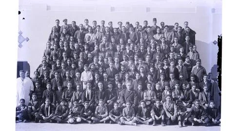 Two in one , a photo beyond time Foto stock