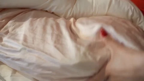 Two-in-One Pillow: Versatile Comfort Present Stock Footage 306932893