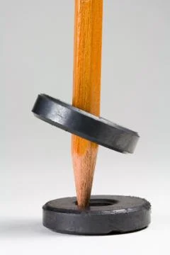 Two Opposing Magnets Foto stock