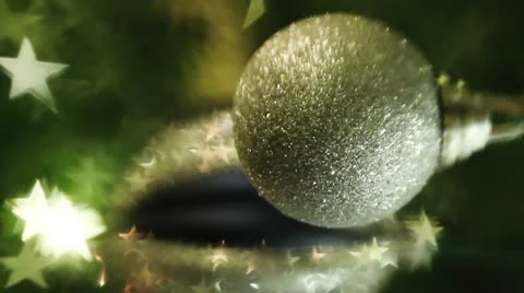 Two Ornaments Vertical Stock Footage 10684717