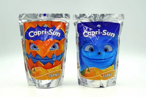 Two packages of Capri Sun Stock Photos