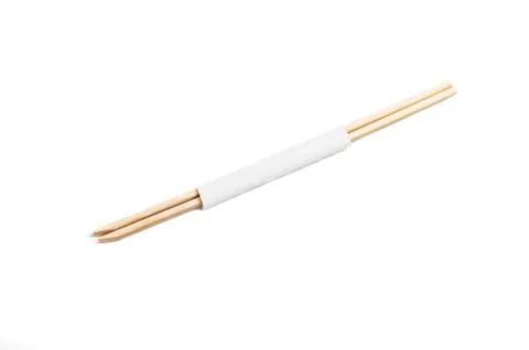 Two packed chopsticks Stock Photos