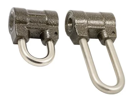 Two padlocks Stock Photos