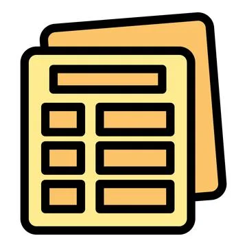 Two page digital form representing online survey or exam Illustrazione stock