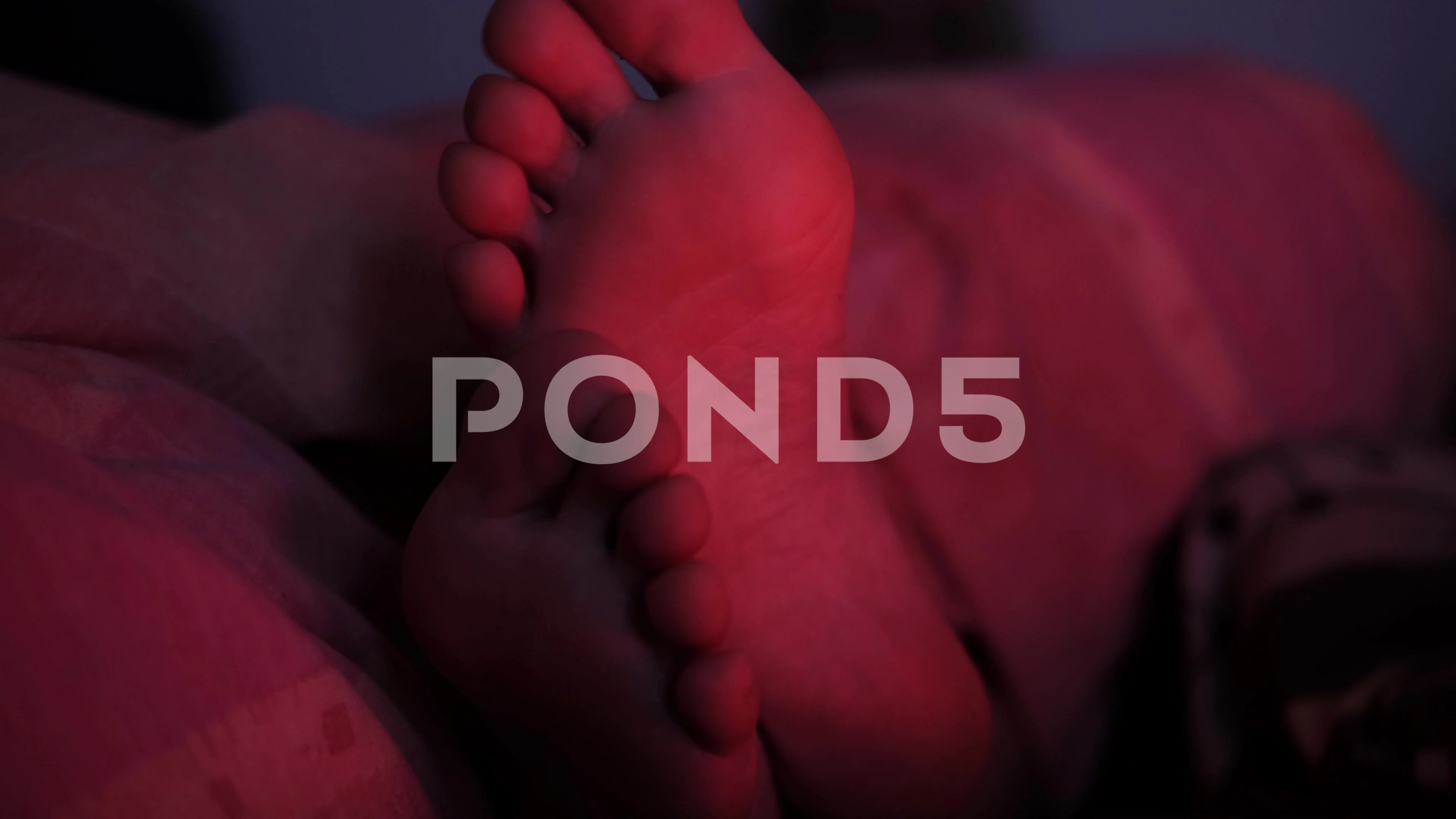 Feet In Bed Stock Footage ~ Royalty Free Stock Videos Pond5 picture image