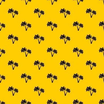 Two palms pattern vector Stock Illustration