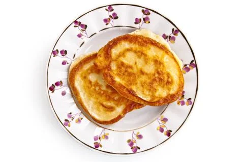 Two pancakes Stock Photos