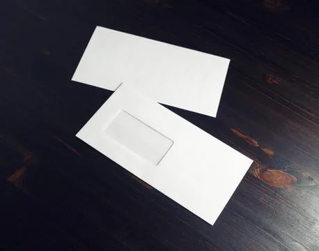 Two paper envelopes Stock Photos