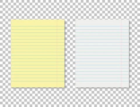 Two paper with shadow on a isolated background - vector design Stock Illustration