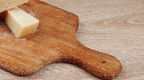 Two parmesan pieces 库存影片 67461938