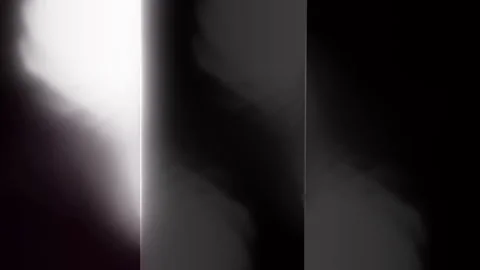 Two-part light, bright and dim, in the frame Stockbeeldmateriaal 320117074