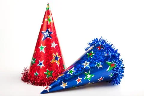 Two party hats Stock Photos