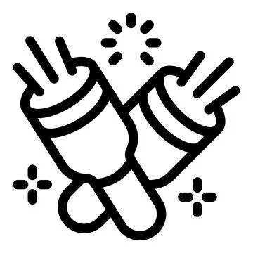 Two party poppers exploding with confetti, celebrating a festive occasion 스톡 일러스트