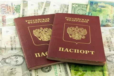 Two passports Stock Photos