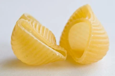 Two pasta isolated Stock Photos