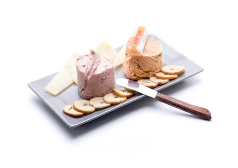 Two pates Stock Photos