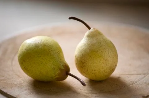 Two pears Stock Photos