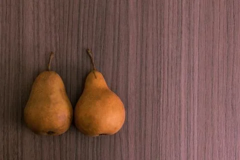 Two pears Stock Photos