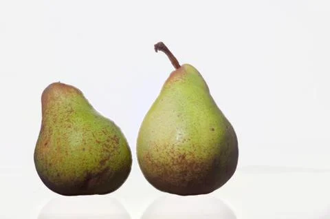 Two pears Stock Photos