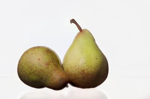 Two pears Stock Photos