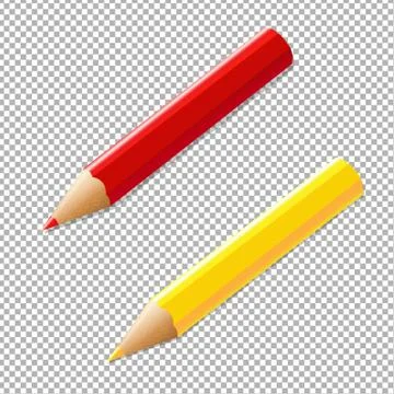 Two Pensils Stock Illustration