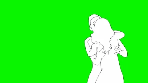 Two people dancing man and woman Stock-Footage 242744584