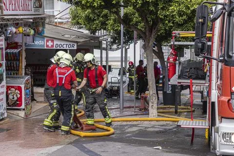 Two people died in a fire at a condominium in Magaluf, Spain - 11 Jun 2026 Stock Photos