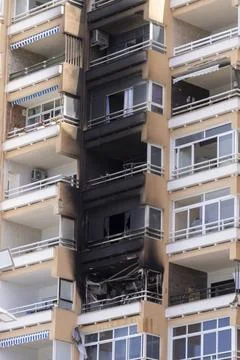 Two people died in a fire at a condominium in Magaluf, Spain - 11 Jun 2026 Stock Photos
