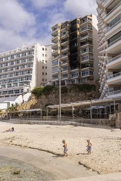 Two people died in a fire at a condominium in Magaluf, Spain - 11 Jun 2026 Stock Photos