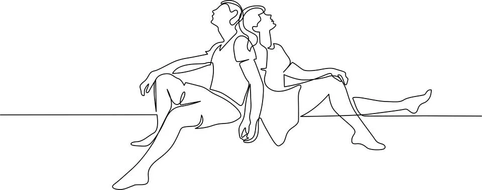 Two people engaging in a dance move Vector 스톡 일러스트
