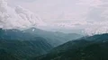 The two people standing on the beautiful mountain 4k or 4k+ Resolution