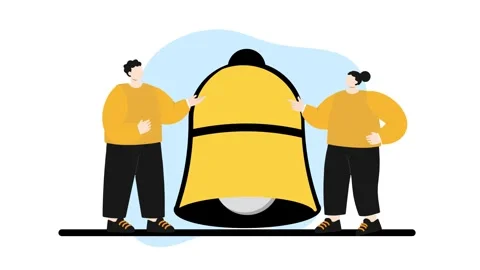 Two people in yellow sweaters talking and gesturing against white background Video stock 342377908