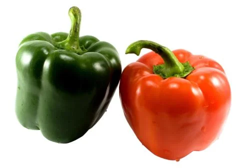 Two peppers Foto stock