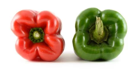 Two Peppers Stock Photos