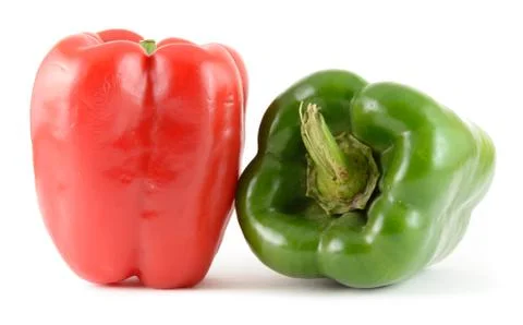 Two Peppers Stock Photos