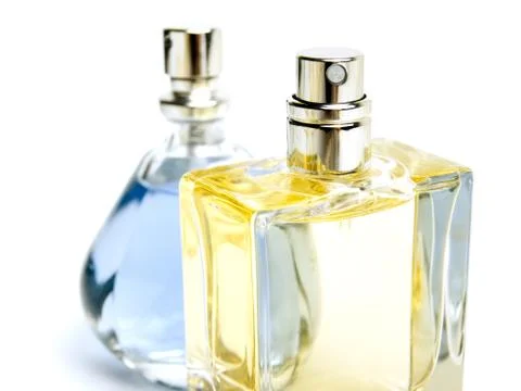 Two perfumes Stock Photos