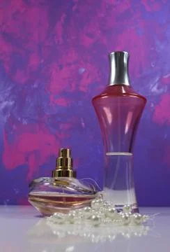 Two perfumes Stock Photos