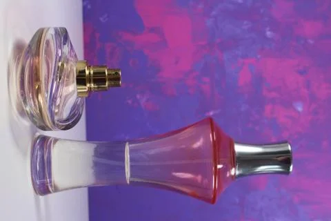 Two perfumes Stock Photos