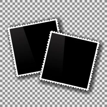 Two Photo Frames Illustrazione stock
