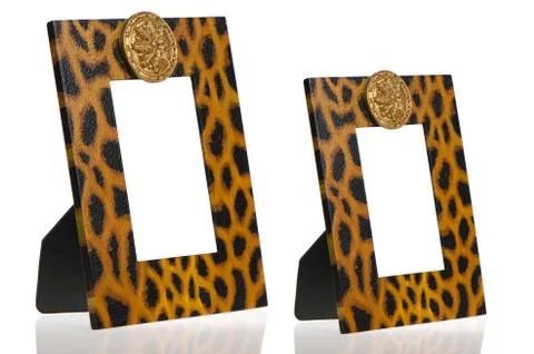Two photo frames 스톡 사진